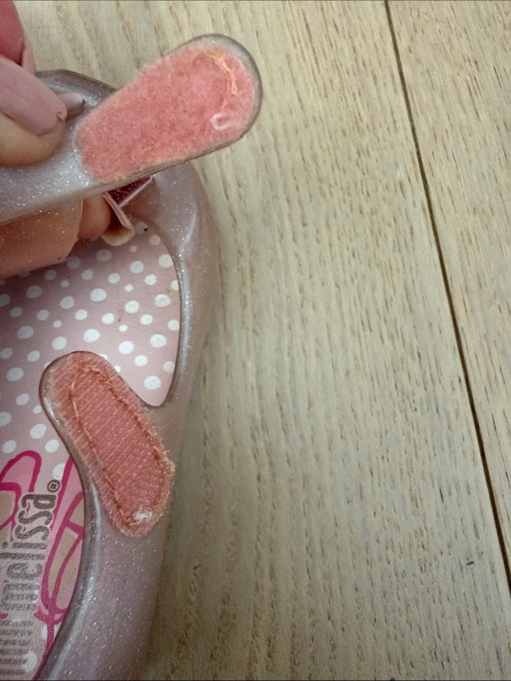 Melissa Girls Pink Glitter Ballet Doll Mary Jane Shoes.  Size 7